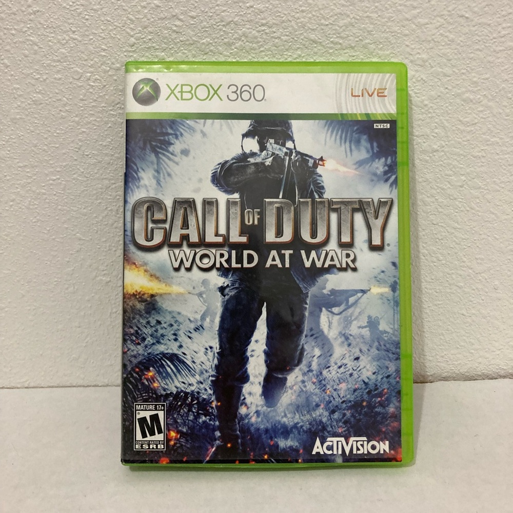 Call of Duty World at War Microsoft Xbox 360 with Booklet Video Game For XBOX360